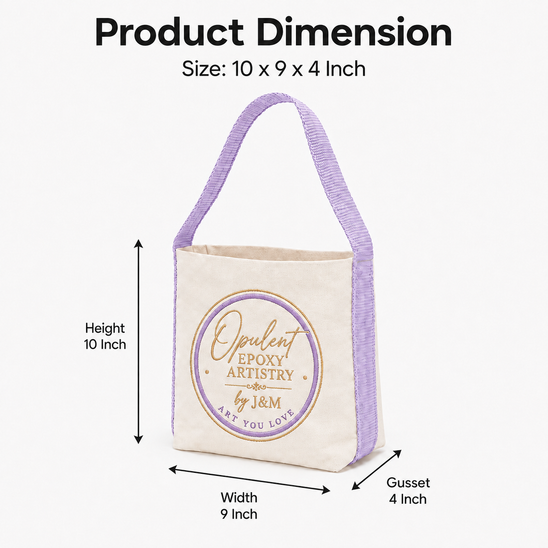 Purple Basket Bag | 400 GSM