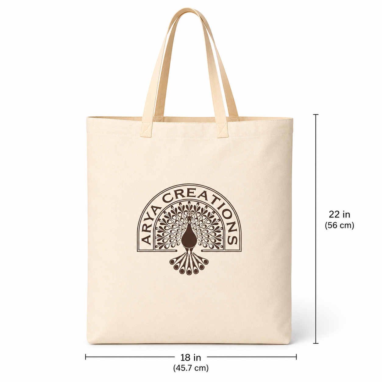 Custom 18x22 Inch Cotton Tote Bag | 150 GSM