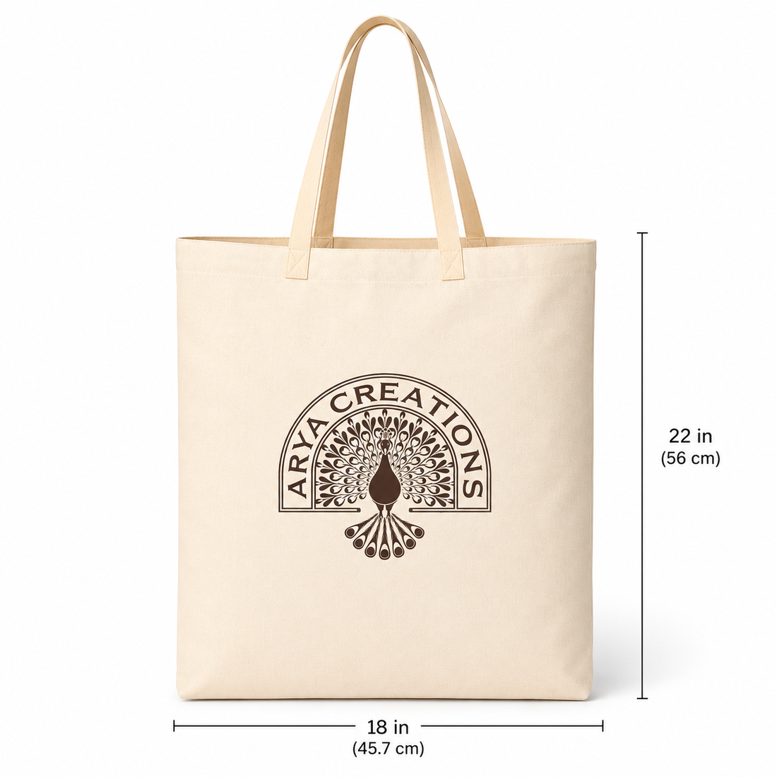 Custom 18x22 Inch Cotton Tote Bag | 150 GSM