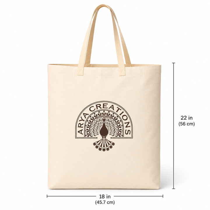 Custom 18x22 Inch Cotton Tote Bag | 150 GSM