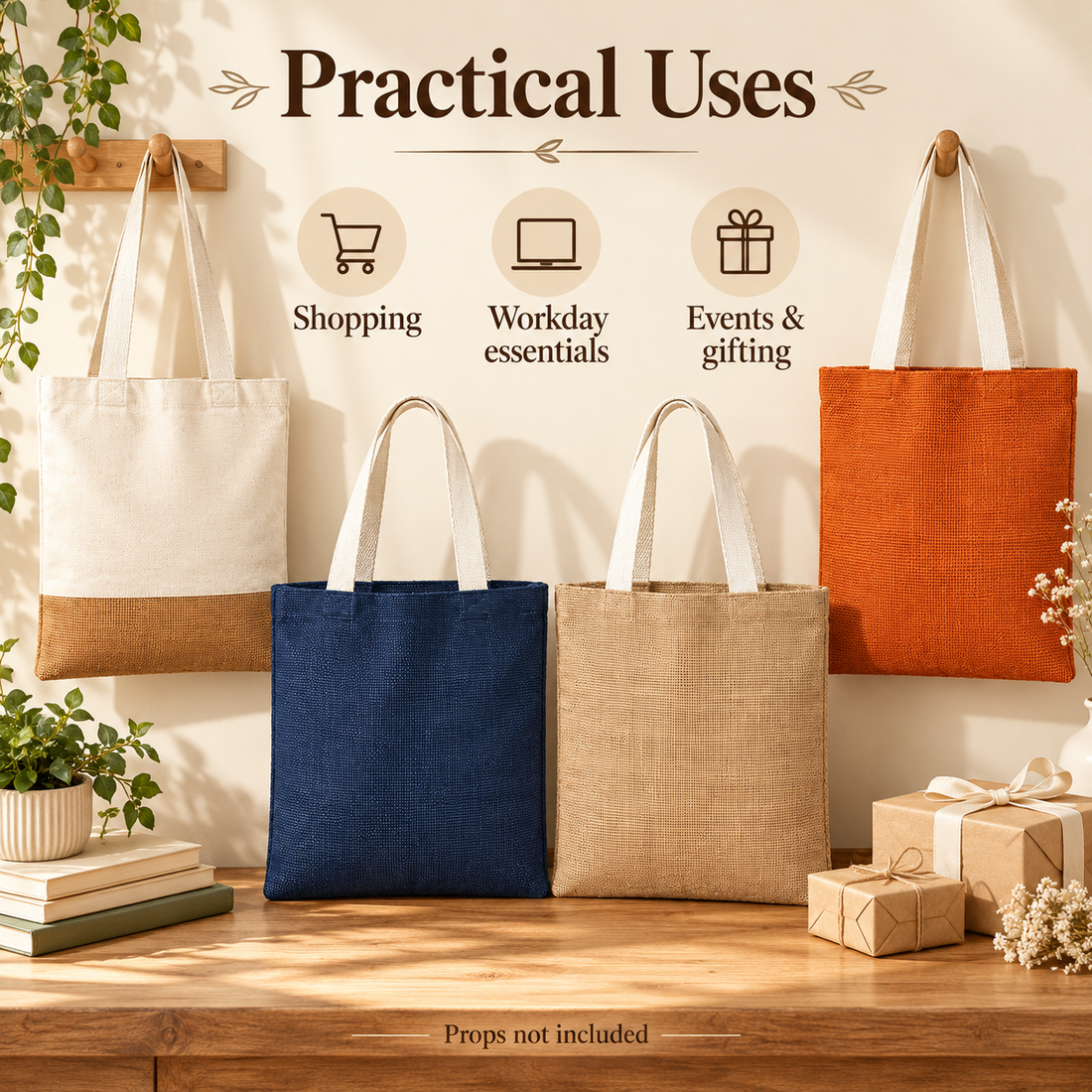 Jute Tote Bag Colour Sample Kit