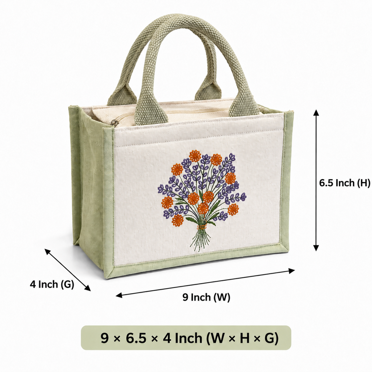 Wildflower Bouquet Bloom Mini Hamper Bag