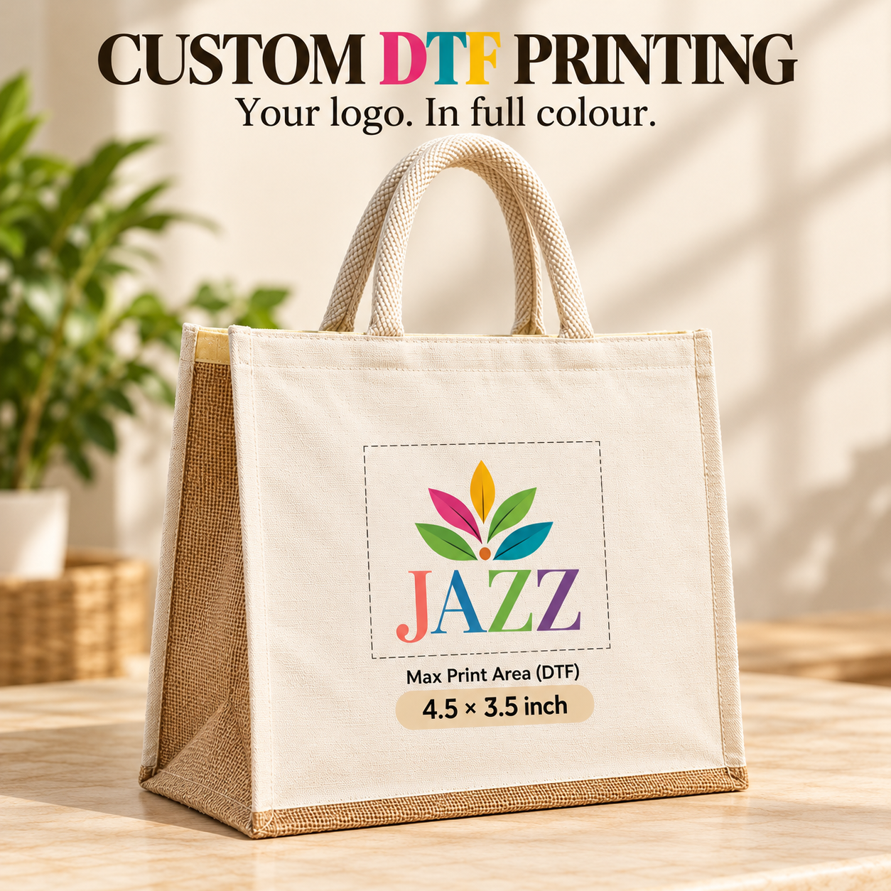 12x13.5x6.5 Natural Insulated Canvas Cooler Bag | 310 GSM