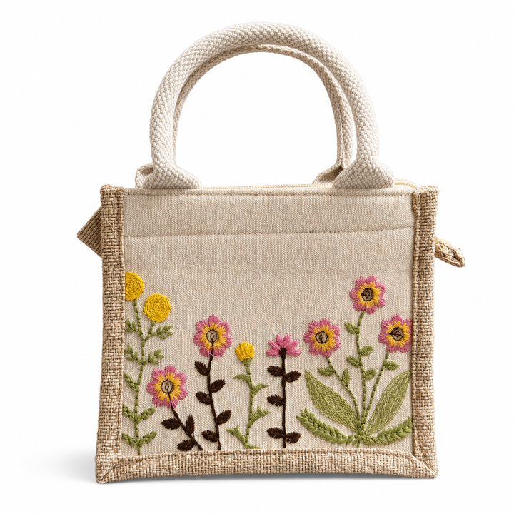 Floral Meadow Mini Hamper Bag