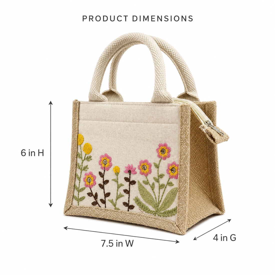 Floral Meadow Mini Hamper Bag