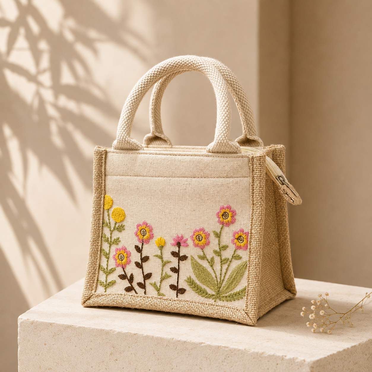 Floral Meadow Mini Hamper Bag