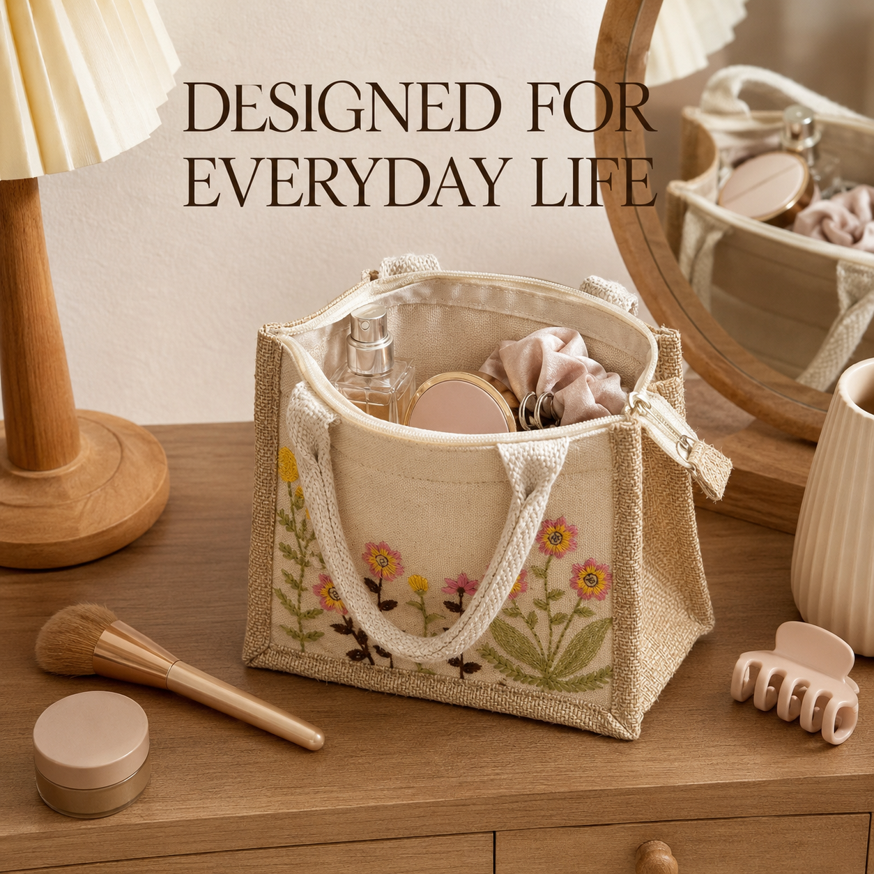 Floral Meadow Mini Hamper Bag
