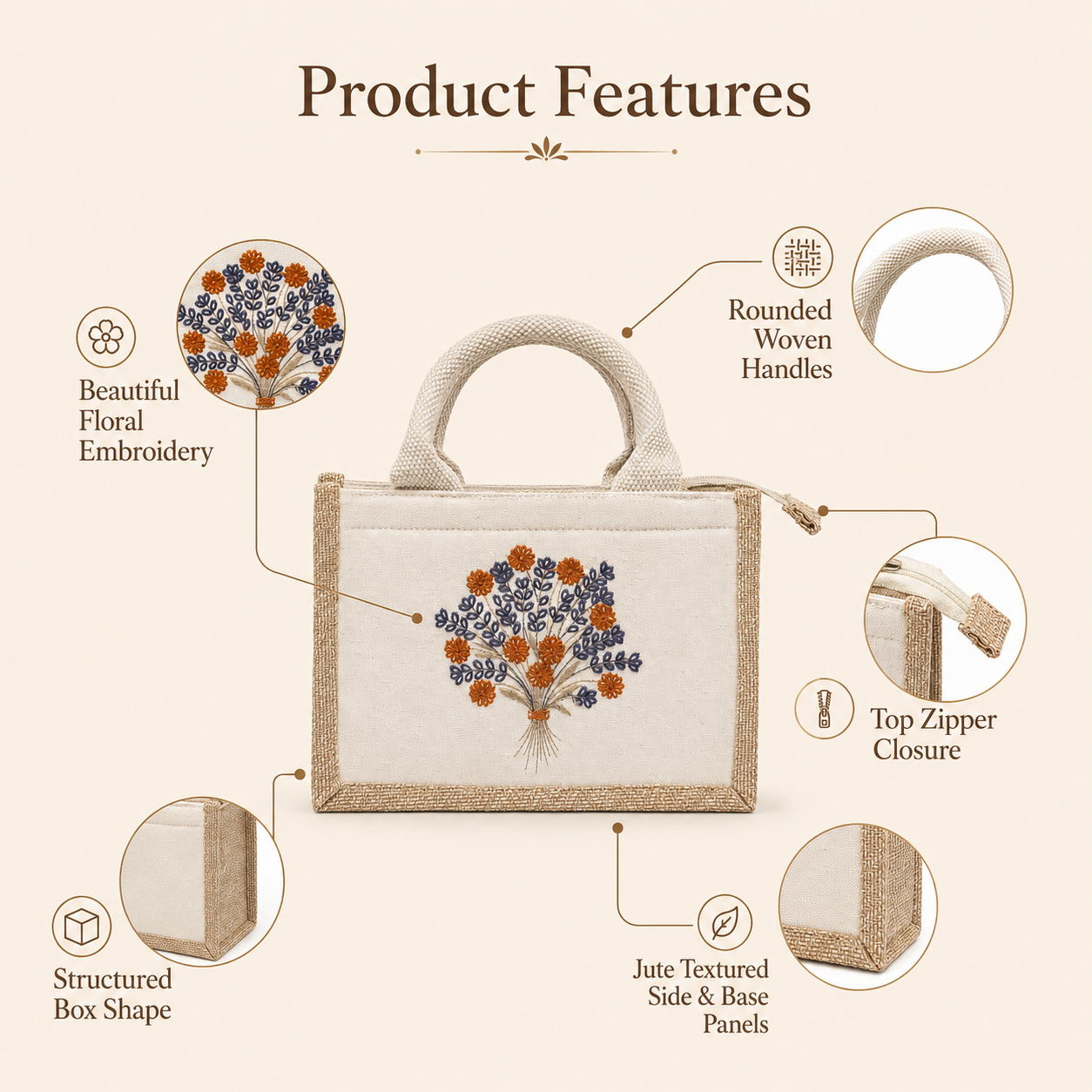 Bouquet Bloom Mini Hamper Bag