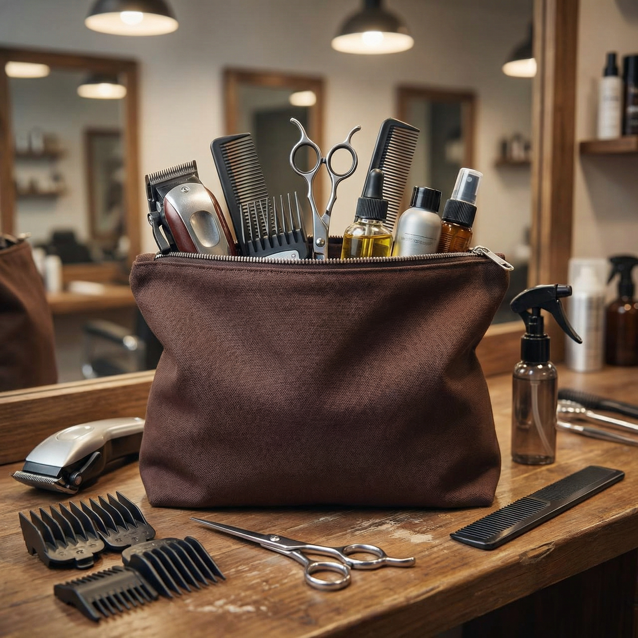 Travel Cotton Zipper Pouch