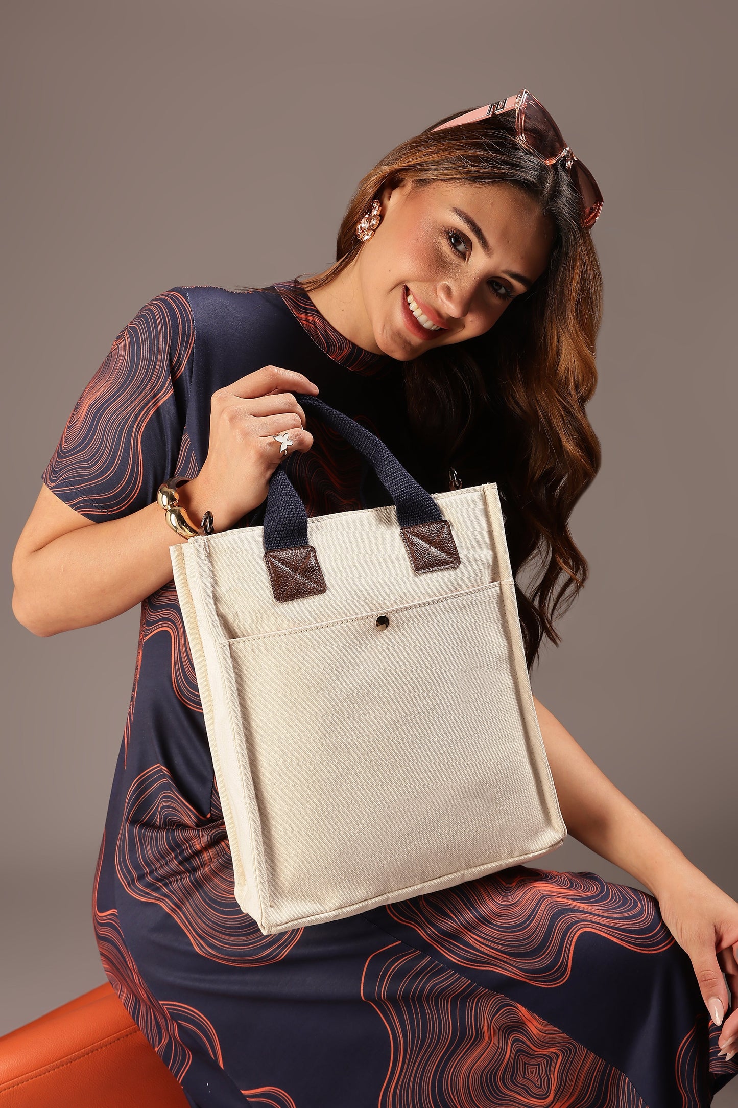 Office Bag for Men and Women - Beige