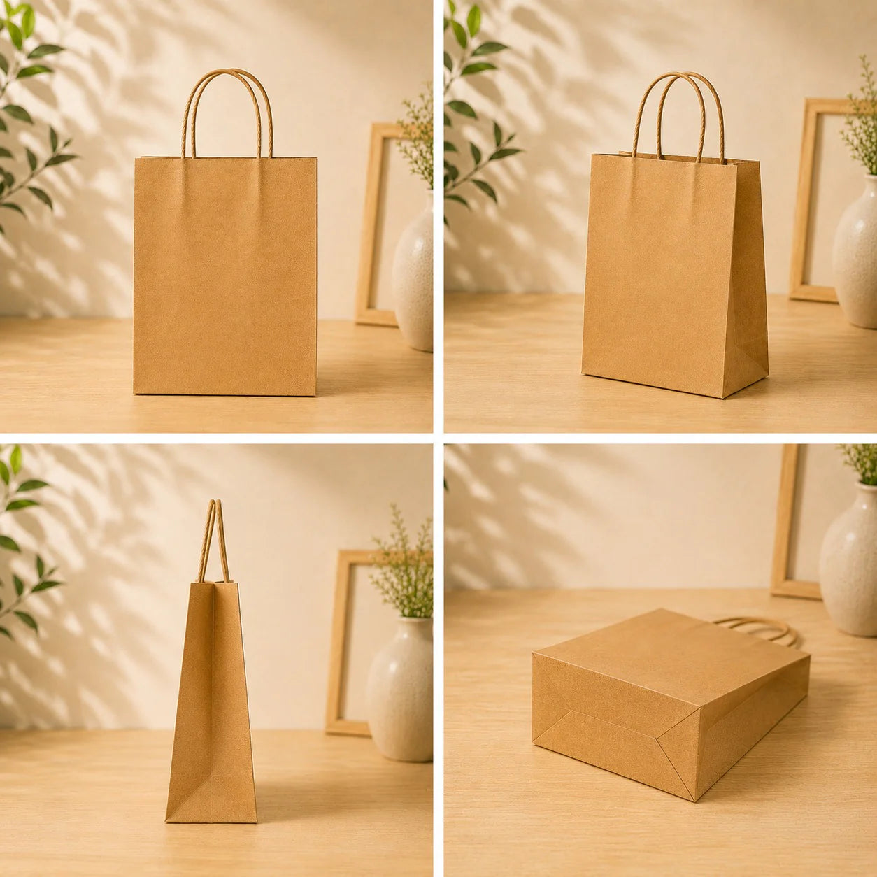 Kraft Paper Bag Sample Kit - 5 Sizes | 110 GSM