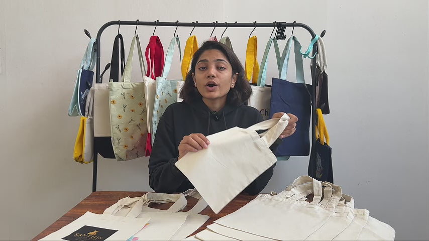 14x18 Inch Cotton Canvas Tote Bag