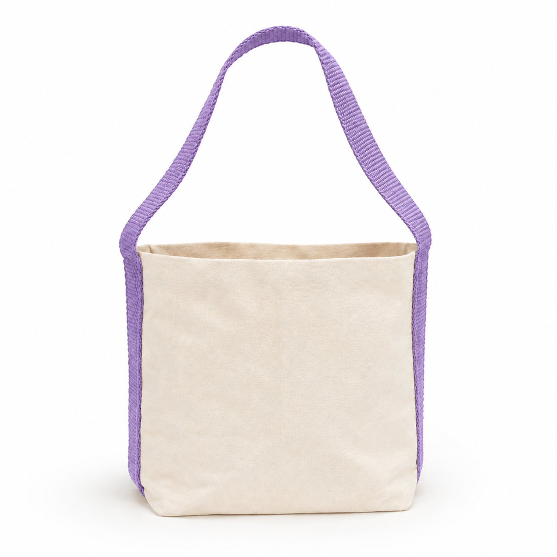 Plain Purple Basket Bag | 400 GSM