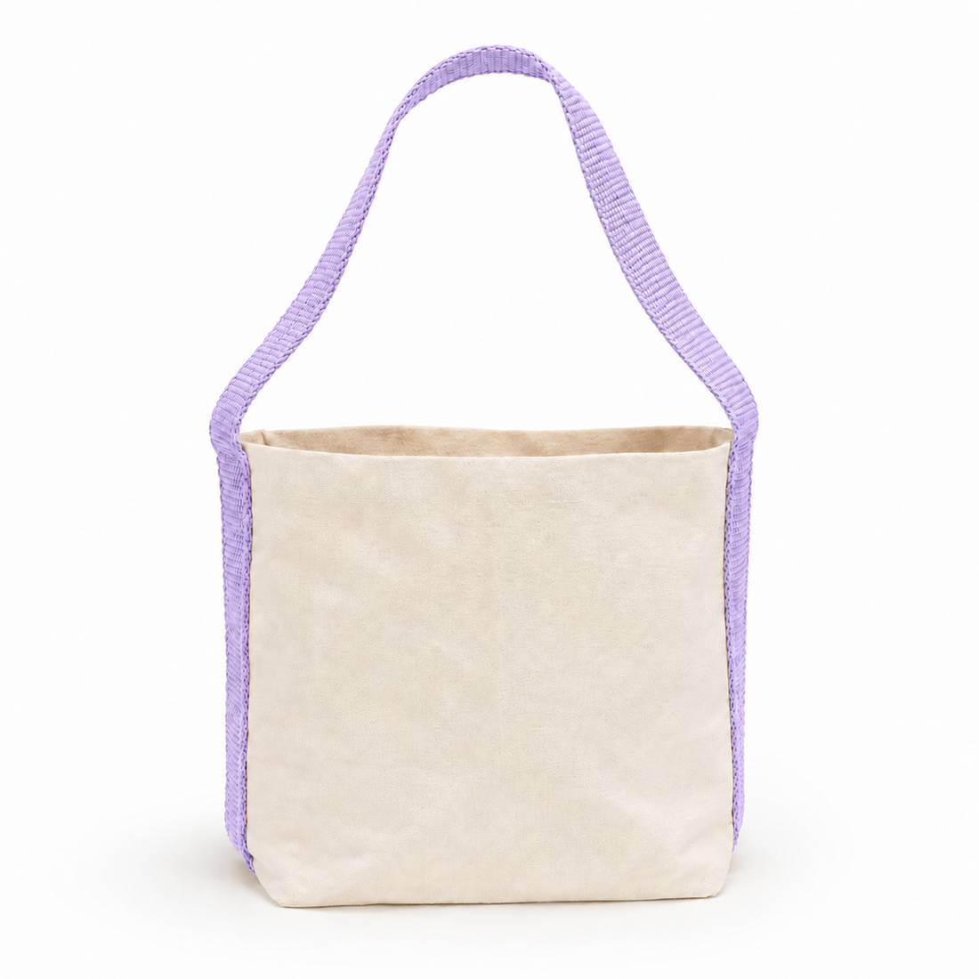 Plain Purple Basket Bag | 400 GSM