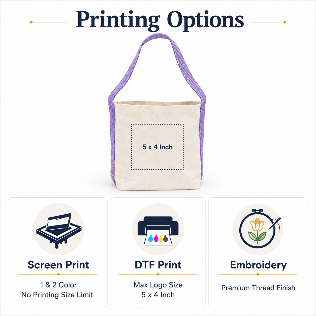 Purple Basket Bag | 400 GSM
