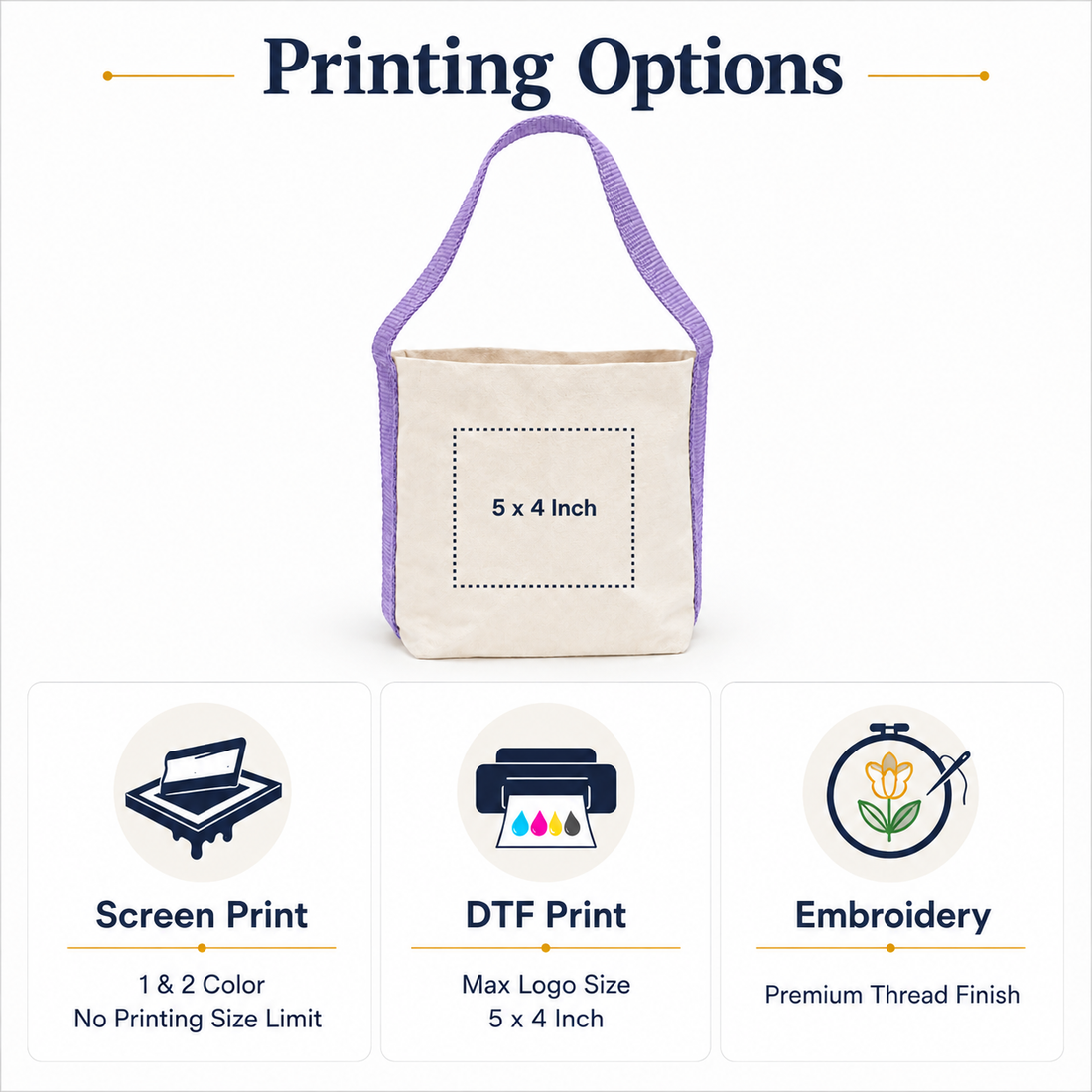 Purple Basket Bag | 400 GSM