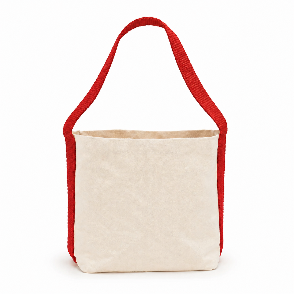 Plain Red Basket Bag | 400 GSM