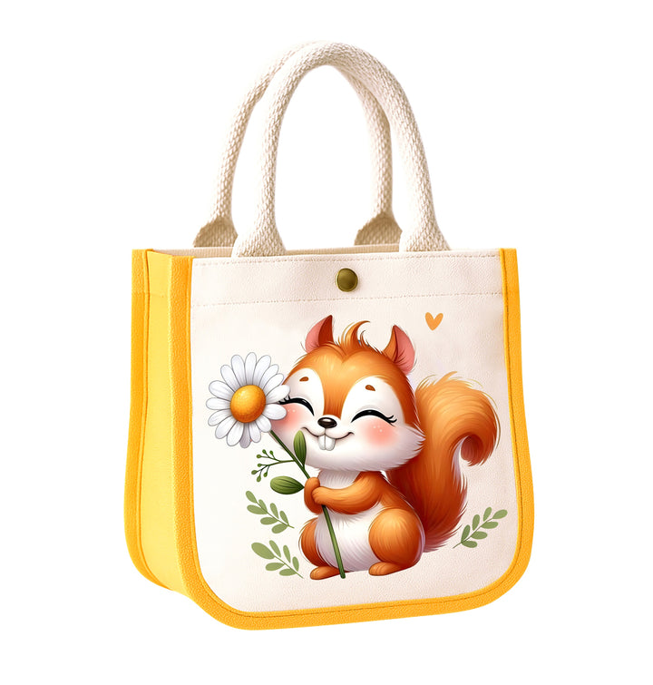 Squirrel Kids Tote Bag