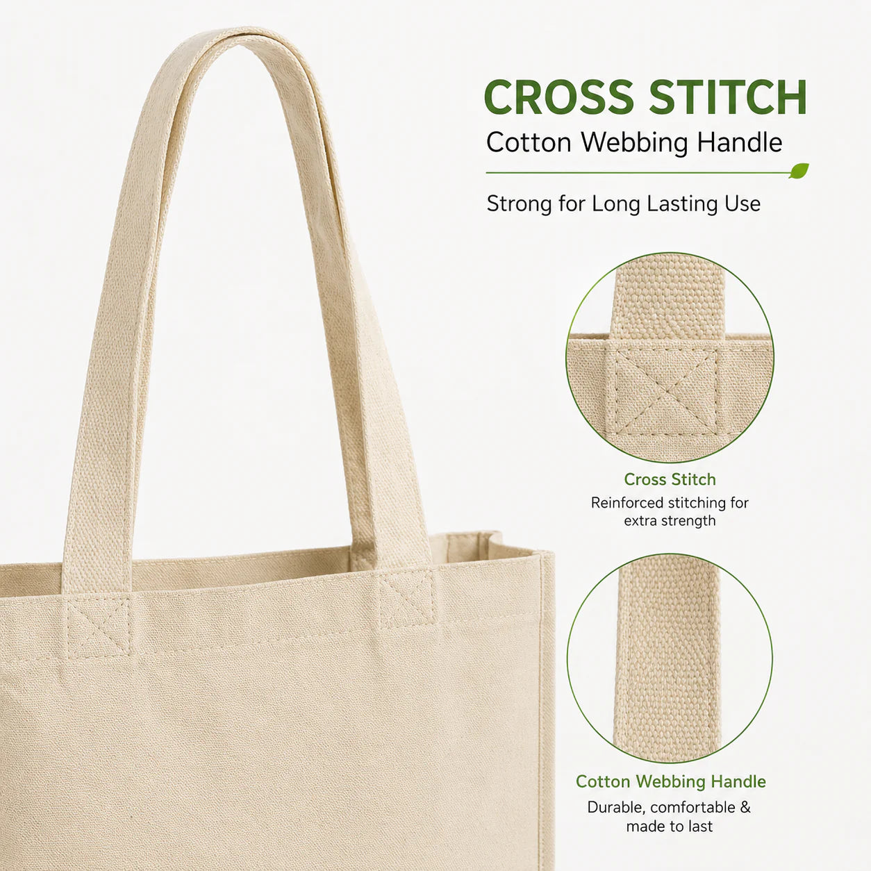 Cotton Canvas Gusset Tote Bag Sample Kit - 7 Sizes | 330 GSM