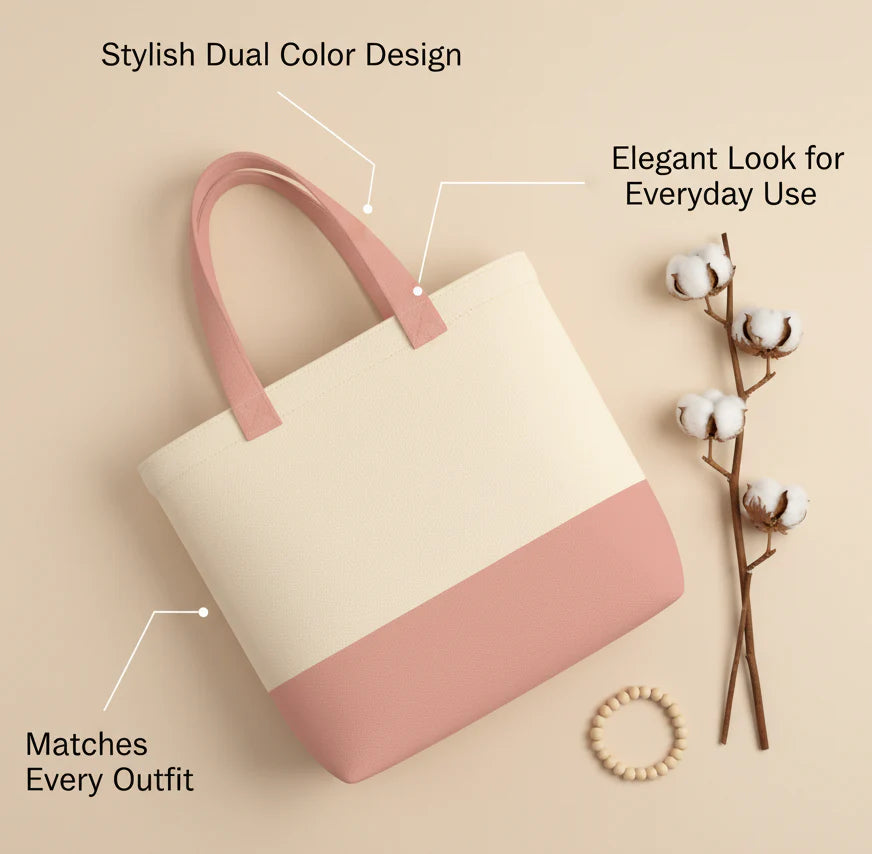 2-Color Cotton Canvas Tote Bag Sample Kit - 7 Colors | 330 GSM