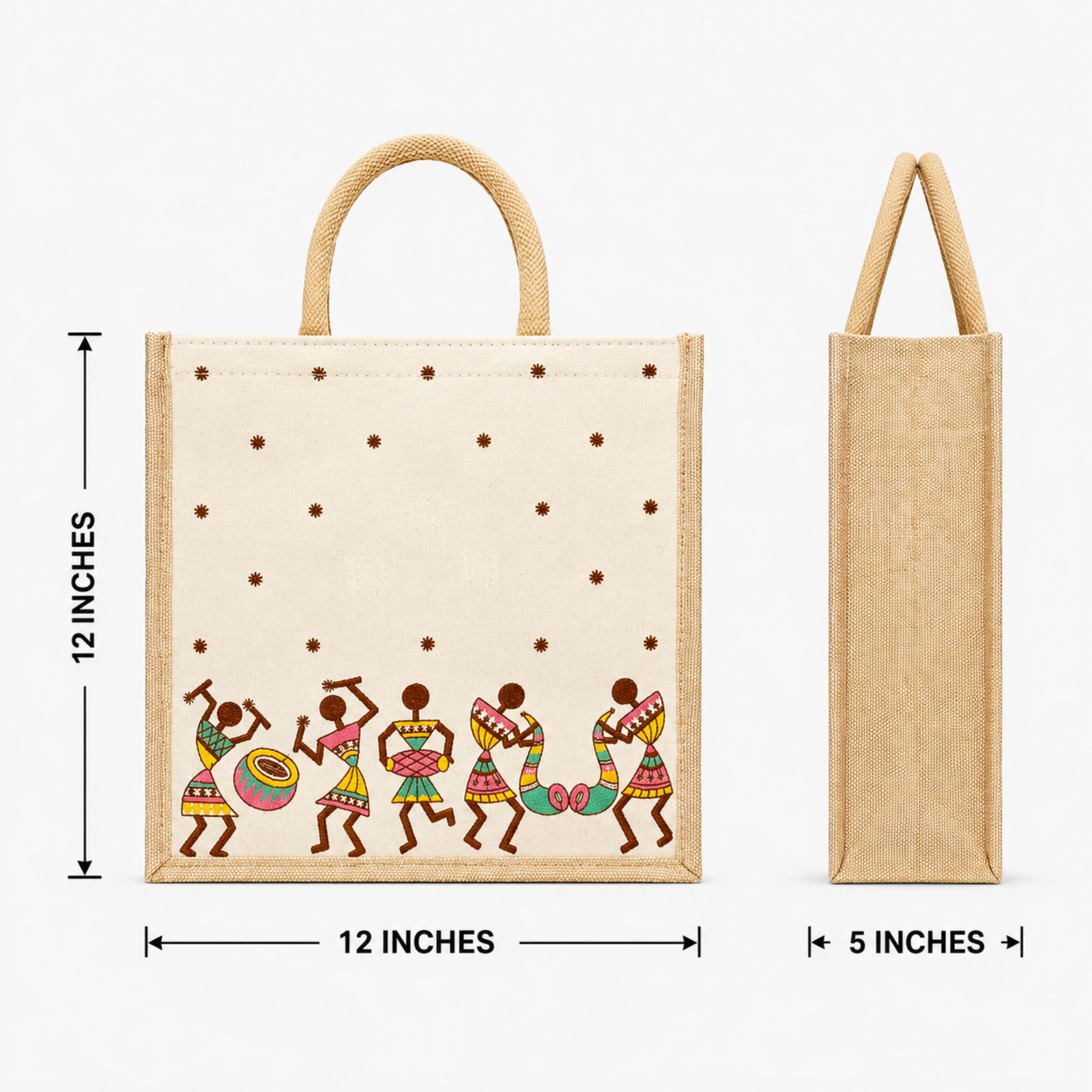 Plain Warli Utsav Hamper Bag