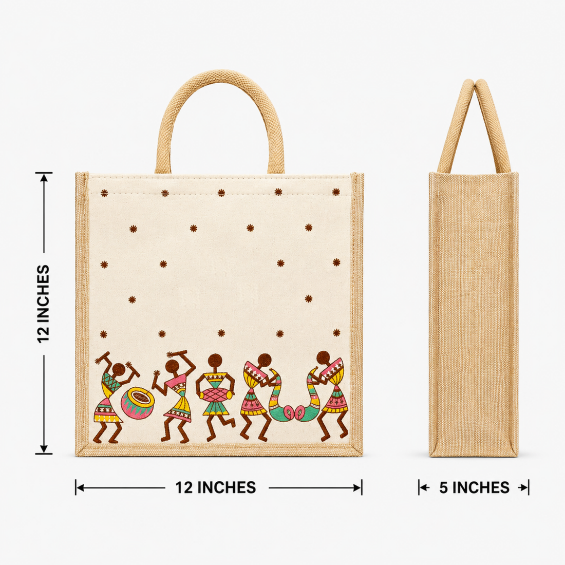 Plain Warli Utsav Hamper Bag