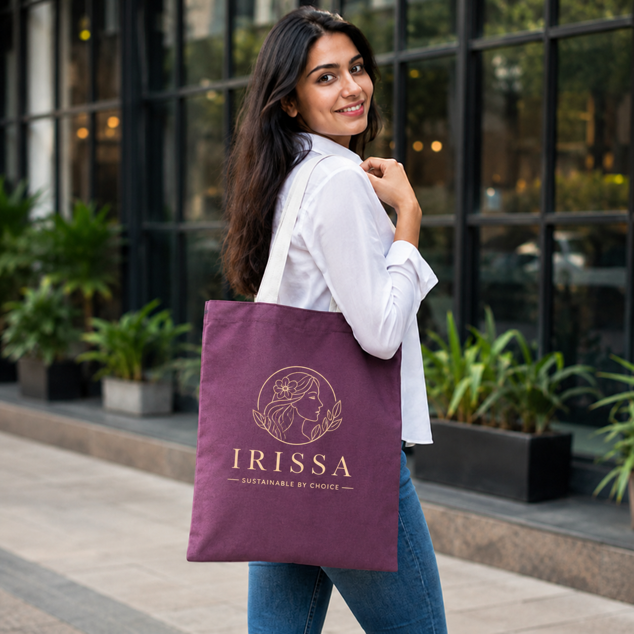 Custom 14"x16" Wine Tote Bag | 330 GSM